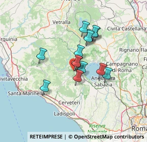 Mappa SP 493 Via Braccianese angolo, 00066 Manziana RM, Italia (10.59357)