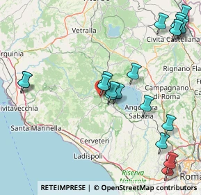 Mappa SP 493 Via Braccianese angolo, 00066 Manziana RM, Italia (21.287)