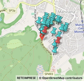 Mappa SP 493 Via Braccianese angolo, 00066 Manziana RM, Italia (0.36552)