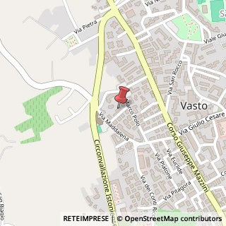 Mappa Via Maddalena, 65, 66054 Vasto, Chieti (Abruzzo)