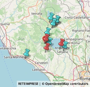 Mappa Via Monterano, 00066 Manziana RM, Italia (9.99769)