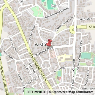 Mappa Via Giulio Cesare,  15, 66054 Vasto, Chieti (Abruzzo)