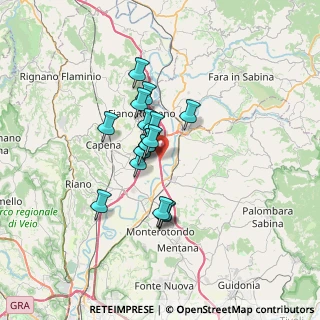 Mappa A1 Milano Napoli km 535, 00065 Fiano Romano RM, Italia (5.06813)