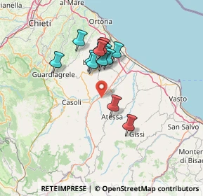 Mappa Via Piana la Fara 12 via piana la fara 12 bis, 66041 Atessa CH, Italia (11.42813)