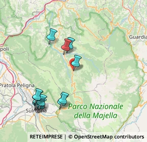 Mappa Largo Santa Gioconda, 65020 Sant'Eufemia a Maiella PE, Italia (9.32286)