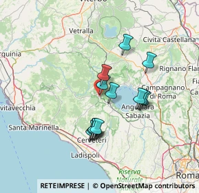 Mappa Via Roma, 00066 Manziana RM, Italia (11.87385)