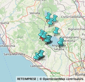 Mappa Via Roma, 00066 Manziana RM, Italia (10.29059)