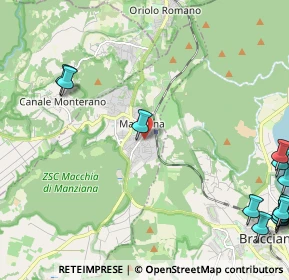 Mappa Via Trevignano, 00066 Manziana RM, Italia (3.78286)