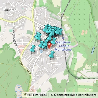 Mappa Via Trevignano, 00066 Manziana RM, Italia (0.26552)