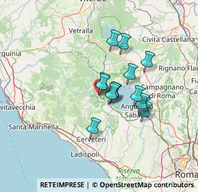 Mappa Via Trevignano, 00066 Manziana RM, Italia (10.27857)