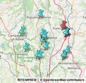 Mappa Piazza Vittorio Veneto, 00060 Castelnuovo di Porto RM, Italia (7.05882)
