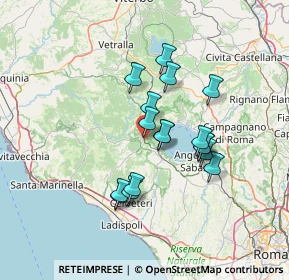 Mappa Via Fonte della Dolce, 00066 Manziana RM, Italia (11.91765)