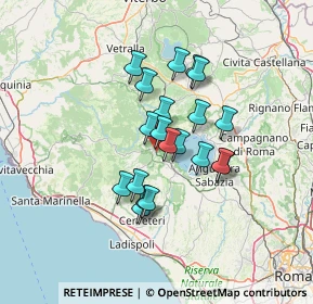 Mappa Via Fonte della Dolce, 00066 Manziana RM, Italia (10.805)