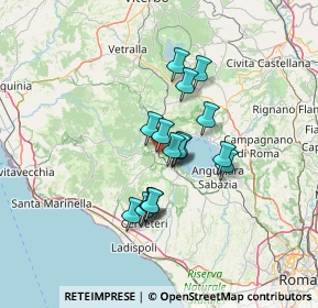 Mappa Via Fonte della Dolce, 00066 Manziana RM, Italia (10.17)