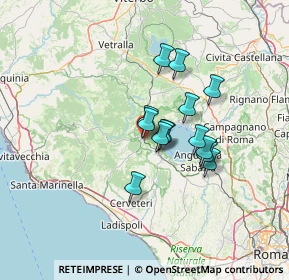 Mappa Via Fonte della Dolce, 00066 Manziana RM, Italia (10.07357)