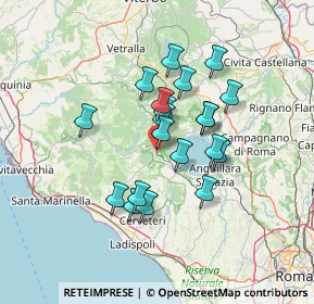 Mappa Via Fonte della Dolce, 00066 Manziana RM, Italia (11.553)