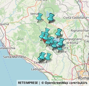 Mappa Via Fonte della Dolce, 00066 Manziana RM, Italia (10.2935)