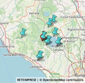Mappa Via Fonte della Dolce, 00066 Manziana RM, Italia (8.89077)