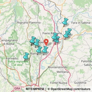 Mappa 00060 Capena RM, Italia (6.27455)