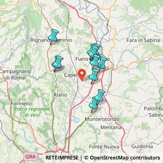 Mappa 00060 Capena RM, Italia (5.66182)