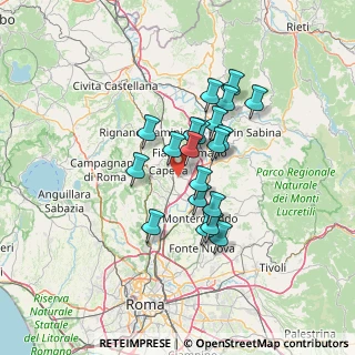 Mappa 00060 Capena RM, Italia (10.8405)