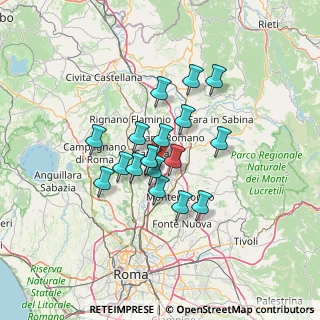 Mappa 00060 Capena RM, Italia (10.38556)