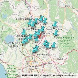 Mappa 00060 Capena RM, Italia (11.9105)