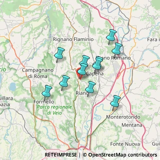 Mappa Largo delle Fornaci, 00060 Castelnuovo di Porto RM, Italia (5.85727)