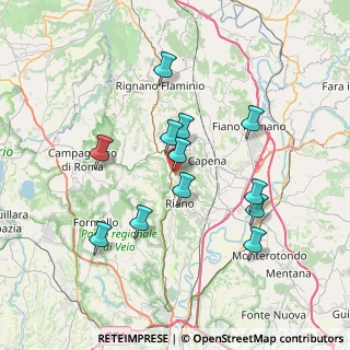 Mappa Largo delle Fornaci, 00060 Castelnuovo di Porto RM, Italia (7.01583)