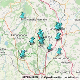 Mappa Largo delle Fornaci, 00060 Castelnuovo di Porto RM, Italia (6.89941)