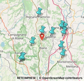 Mappa Largo delle Fornaci, 00060 Castelnuovo di Porto RM, Italia (7.92273)
