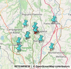 Mappa Largo delle Fornaci, 00060 Castelnuovo di Porto RM, Italia (5.85273)