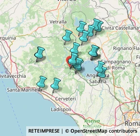 Mappa SP493, 00066 Manziana RM, Italia (11.4615)