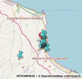 Mappa Via Civiltà del Lavoro, 66054 Vasto CH, Italia (1.87)