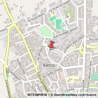 Mappa Via Civilt? del Lavoro, 12, 66054 Vasto, Chieti (Abruzzo)