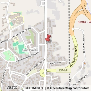 Mappa Via del Porto, 258, 66054 Vasto, Chieti (Abruzzo)