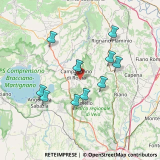 Mappa SP 14a, 00063 Campagnano di Roma RM (7.08091)