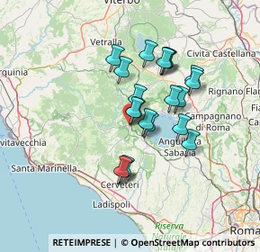 Mappa Via Adige, 00066 Manziana RM, Italia (11.297)