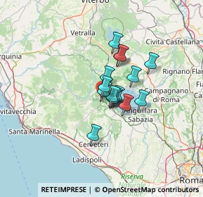 Mappa Via Adige, 00066 Manziana RM, Italia (8.27333)