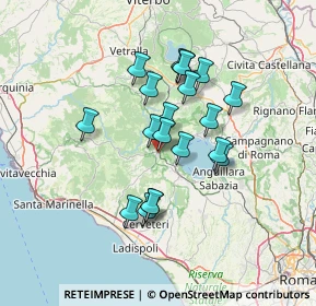 Mappa Via Adige, 00066 Manziana RM, Italia (11.803)