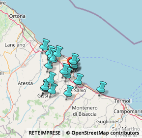 Mappa Via Nicola Bosco, 66054 Vasto CH, Italia (10.10579)