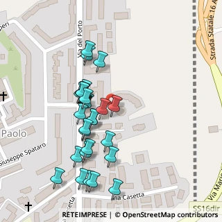 Mappa Via Silvio e Francesco Ciccarone, 66054 Vasto CH, Italia (0.11786)