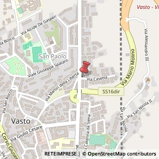 Mappa 3/C Via Casetta, Vasto, CH 66054, 66054 Vasto CH, Italia, 66054 Vasto, Chieti (Abruzzo)