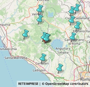 Mappa Via dei Platani, 00066 Manziana RM, Italia (16.67385)