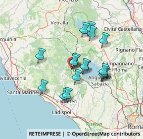 Mappa Via dei Platani, 00066 Manziana RM, Italia (12.22118)