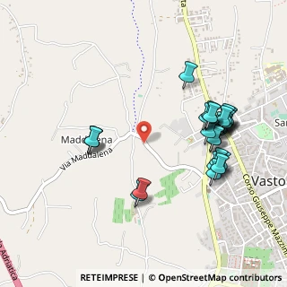Mappa Strada Fondo Valle Maddalena, 66054 Vasto CH, Italia (0.54286)