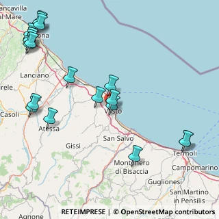 Mappa Strada Fondo Valle Maddalena, 66054 Vasto CH, Italia (24.2395)