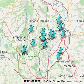 Mappa Via Renzo Gloria, 00060 Castelnuovo di Porto RM, Italia (6.28222)