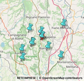 Mappa Via Renzo Gloria, 00060 Castelnuovo di Porto RM, Italia (5.86273)