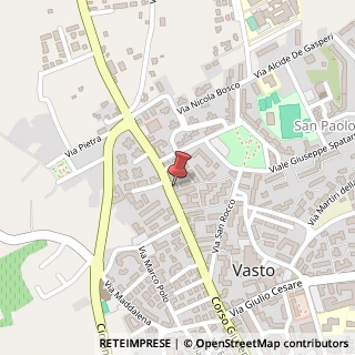 Mappa Corso Mazzini, 338, 66054 Vasto, Chieti (Abruzzo)
